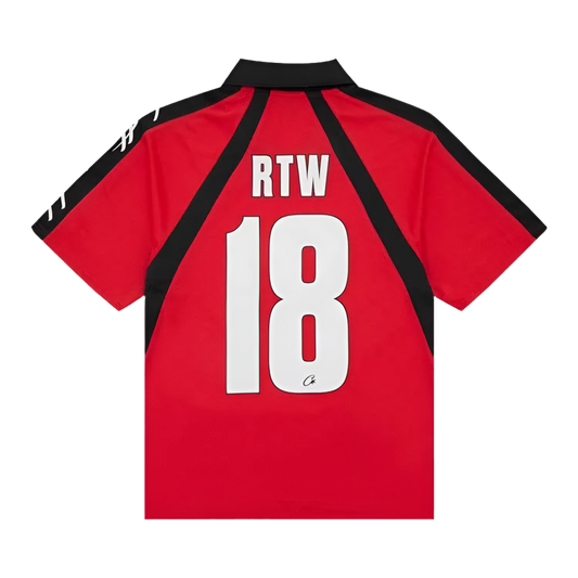 Corteiz Alcatraz Football Jersey 'Red'