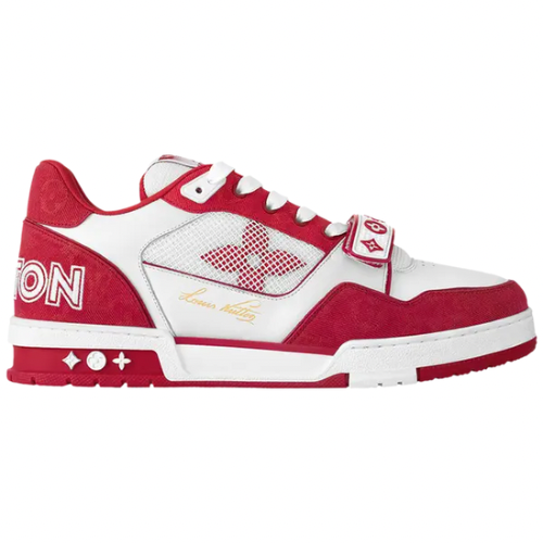 Louis Vuitton Trainer 'Monogram Denim - Red'