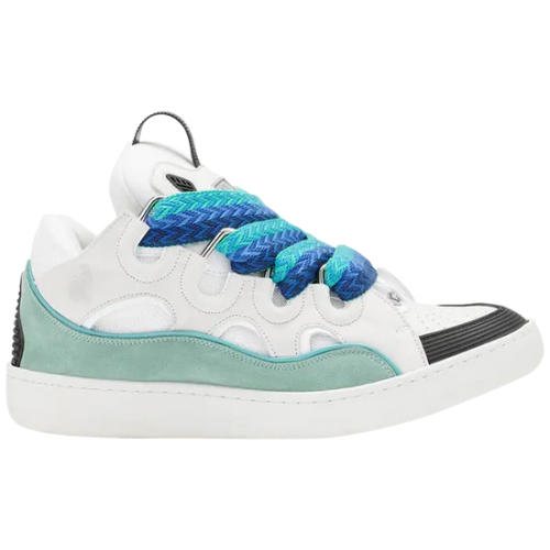 Lanvin Curb Sneakers 'White Green'