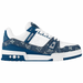 Louis Vuitton Wmns Trainer 'Monogram Denim - Light Blue'