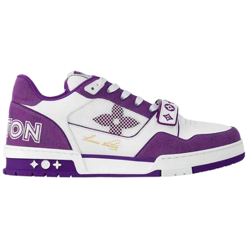 Louis Vuitton Trainer 'Purple Monogram Denim'