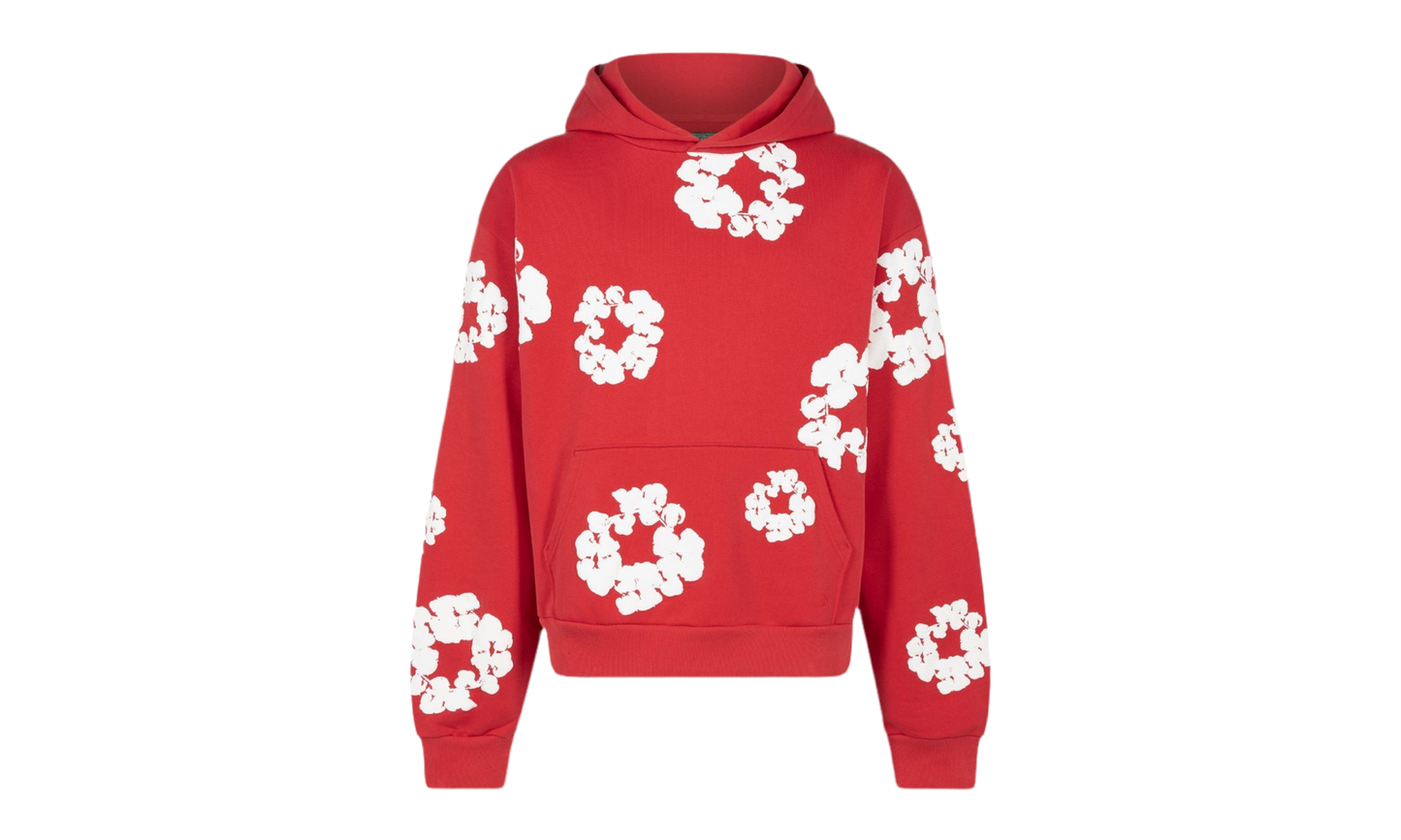 DENIM TEARS The Cotton Wreath Sweatshirt ‘Red’
