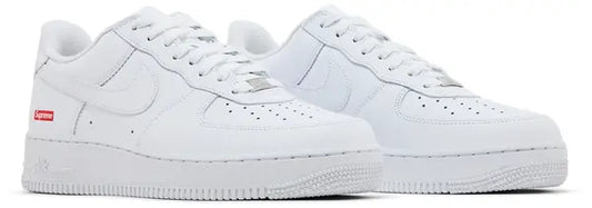 Supreme x Nike Air Force 1 Low 'Box Logo - White'