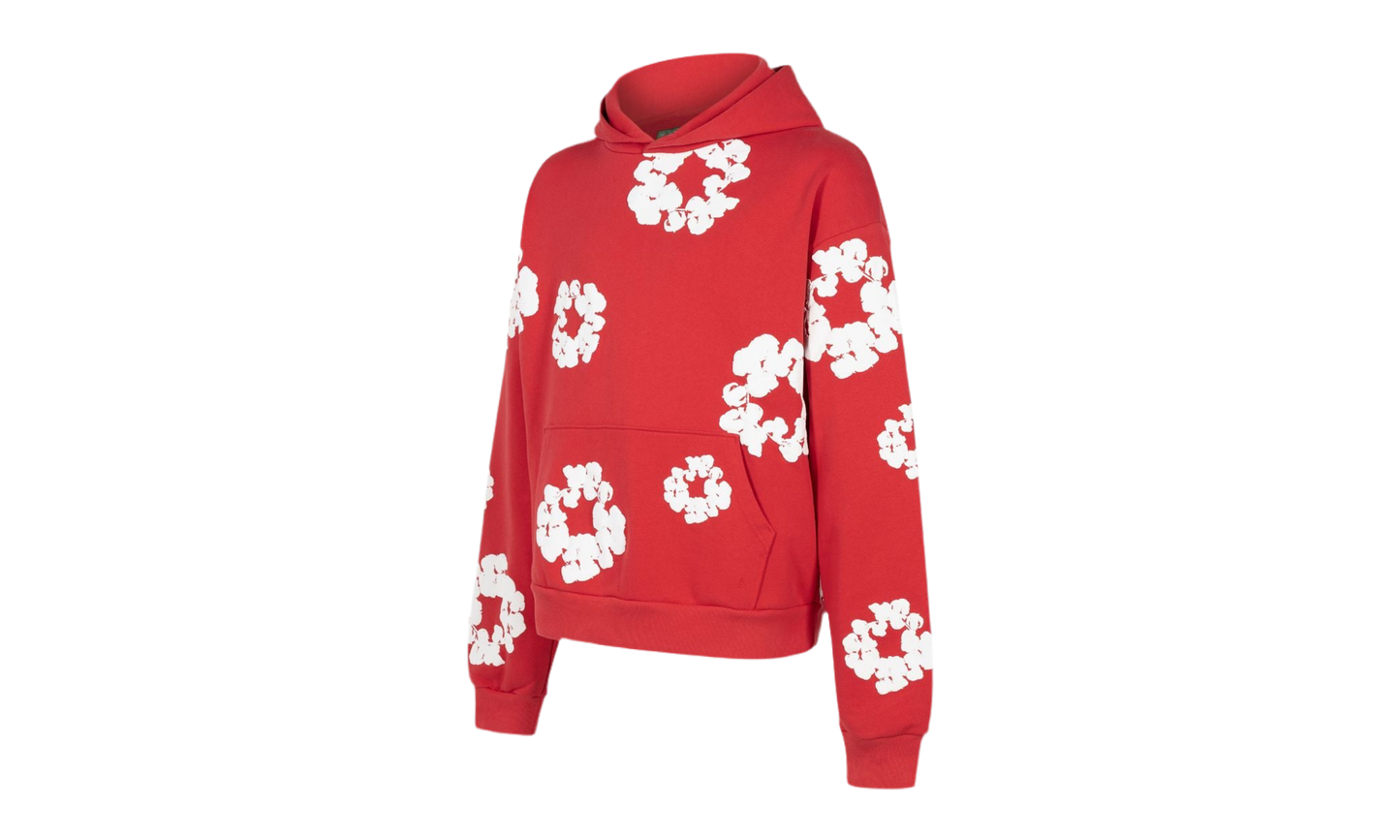 DENIM TEARS The Cotton Wreath Sweatshirt ‘Red’
