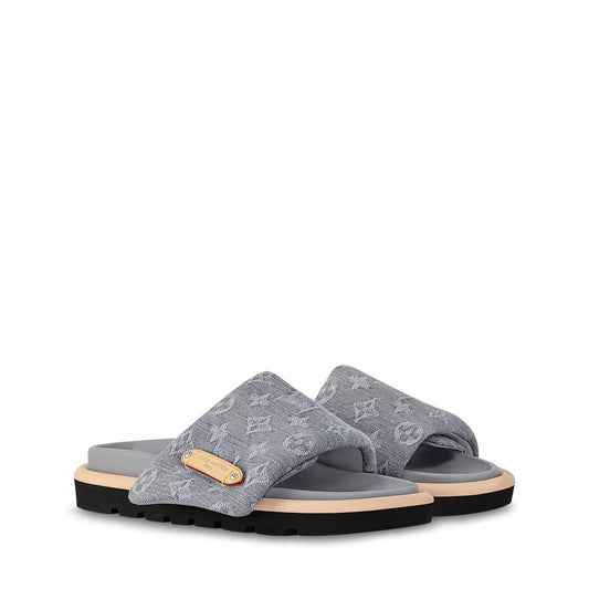 Louis Vuitton - Pool Pillow Flat Comfort Mule - Gray