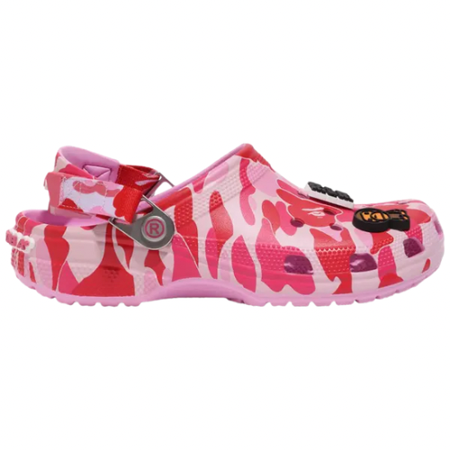 BAPE x Crocs Classic Clog 'ABC Camo - Pink'