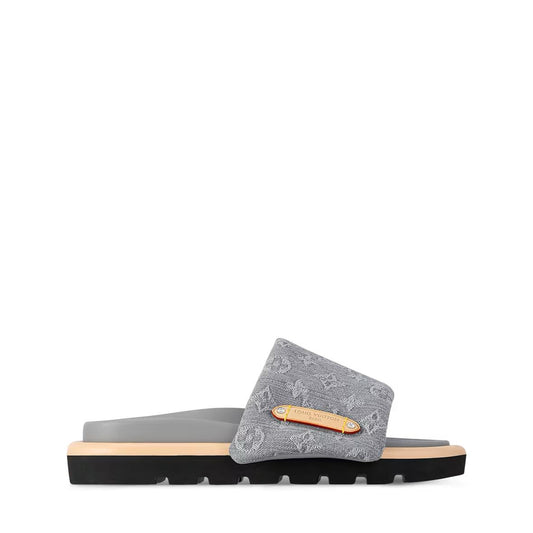 Louis Vuitton - Pool Pillow Flat Comfort Mule - Gray